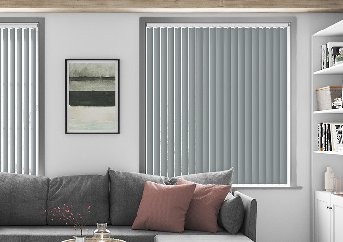 Sorrento (Blackout), Slate Grey - Vertical Blind - Image 3
